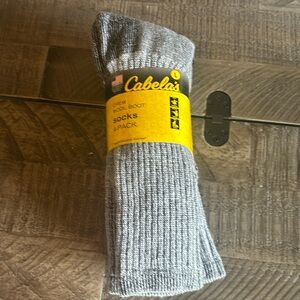 Men’s Cabela’s Crew Wool Boot Socks